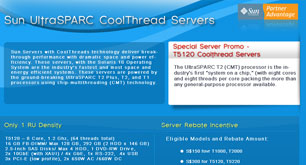 Sun UltraSPARC CoolThread Servers